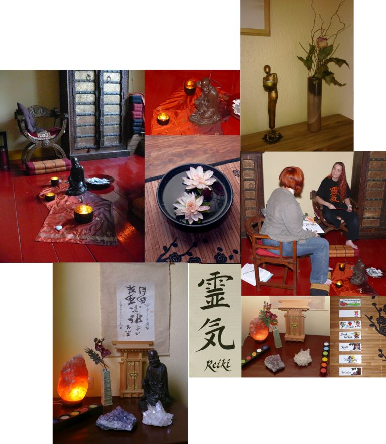 Reikizimmer Collage
